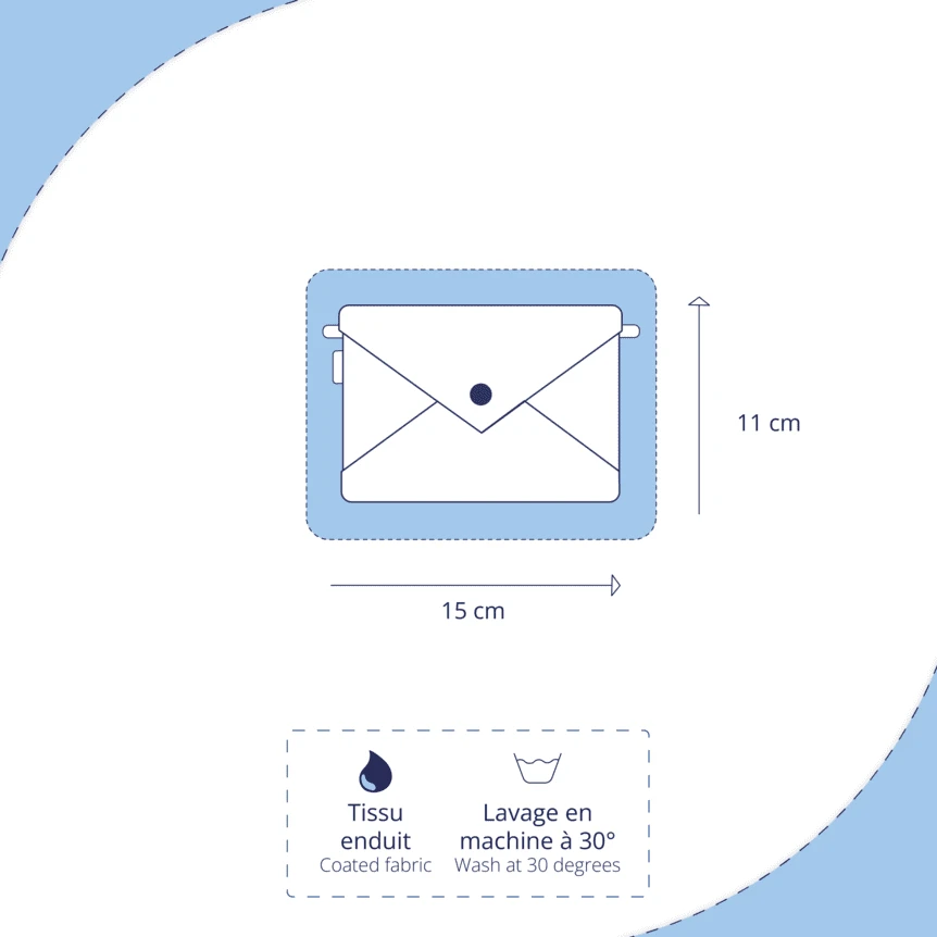 Little Envelope Clutch Purple D'amour 3 Little Envelope Clutch Purple D'amour – Image 3