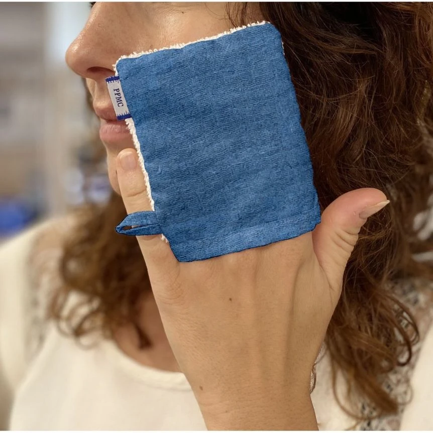 Make-Up Remover Glove Gaze Jean 2 Make-Up Remover Glove Gaze Jean – Image 2