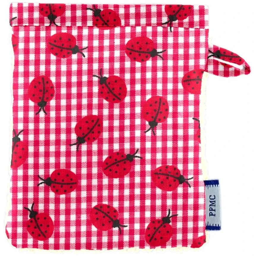 Make-Up Remover Glove Ladybird Gingham 1 Make-Up Remover Glove Ladybird Gingham