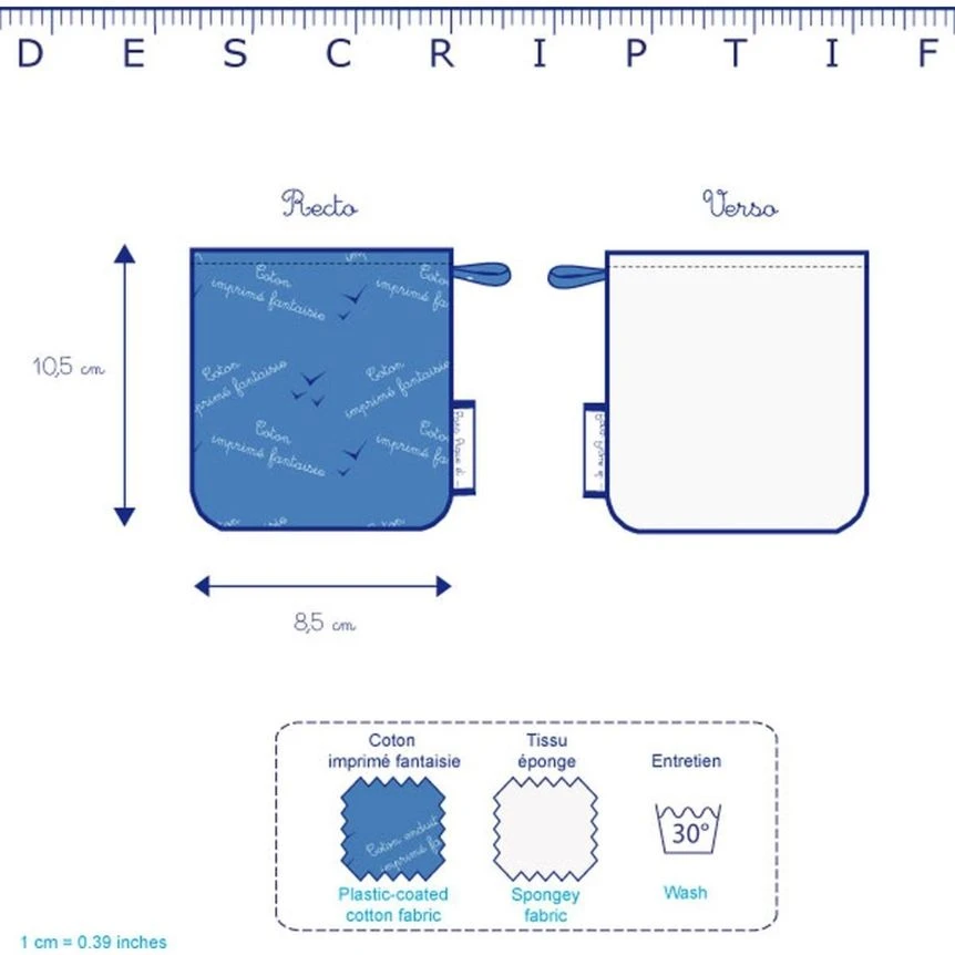 Make-Up Remover Glove Ladybird Gingham 5 Make-Up Remover Glove Ladybird Gingham – Image 5