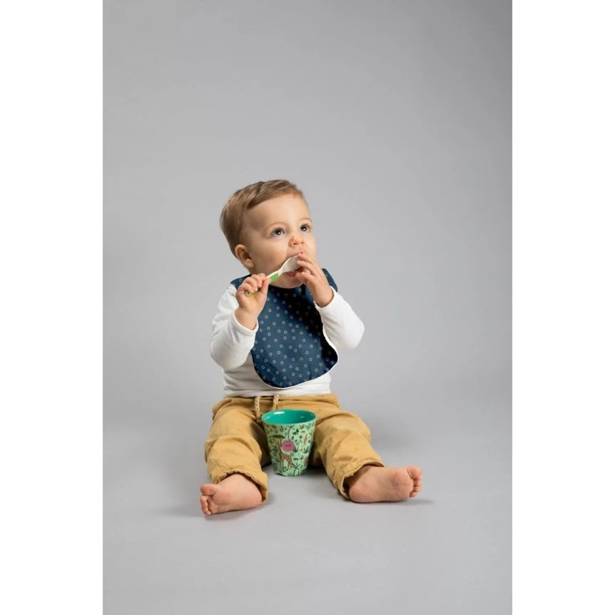 Bib - Baby Size Bulle Bronze Marine 2 Bib - Baby Size Bulle Bronze Marine – Image 2