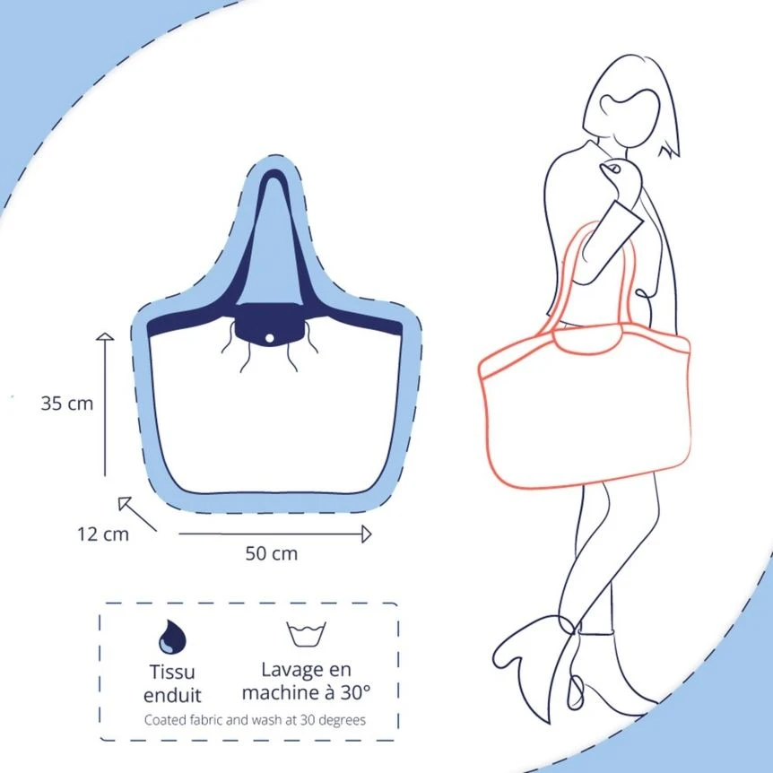 Pleated Tote Bag - Medium Size Golden Linen 4 Pleated Tote Bag - Medium Size Golden Linen – Image 4