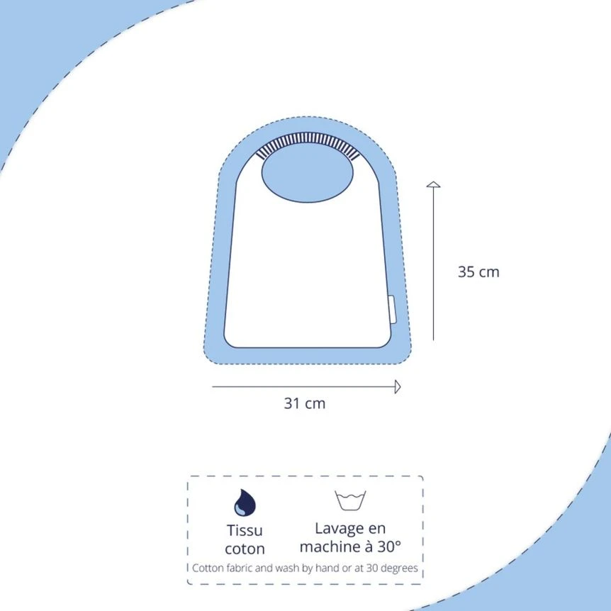 Elastic Napkin Child Vert Bohème 3 Elastic Napkin Child Vert Bohème – Image 3