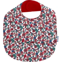 Coated Fabric Bib Prairie Fleurie
