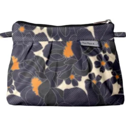 Mini Pleated Clutch Bag Pensées Marines
