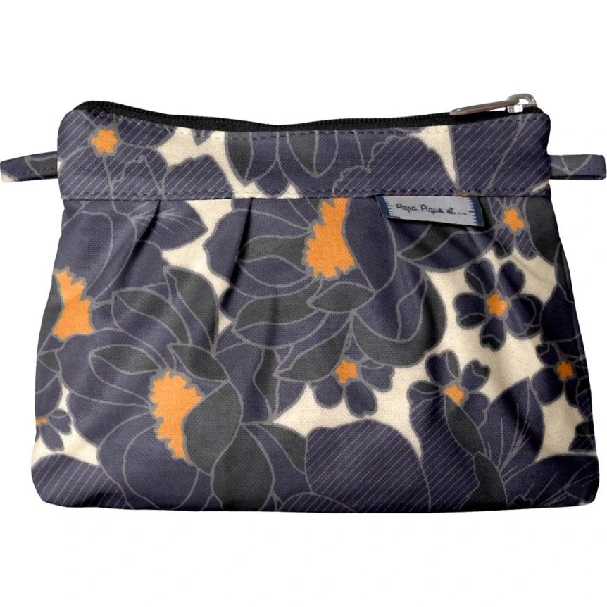 Mini Pleated Clutch Bag Pensées Marines 1 Mini Pleated Clutch Bag Pensées Marines