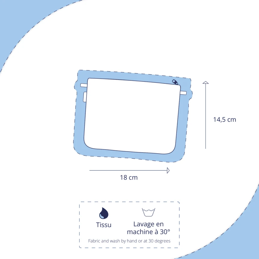 Tiny Coton Clutch Bag Moumoute Ivoire 4 Tiny Coton Clutch Bag Moumoute Ivoire – Image 4