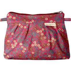 Mini Pleated Clutch Bag Badiane Framboise