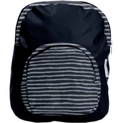 Children Rucksack Striped Silver Dark Blue