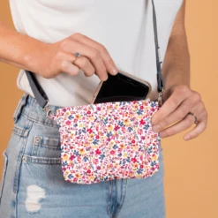 Tiny Coton Clutch Bag Lianes Printanieres -Chic Bags Soldes 299eb04b9f2a8c7fb4a55f170661