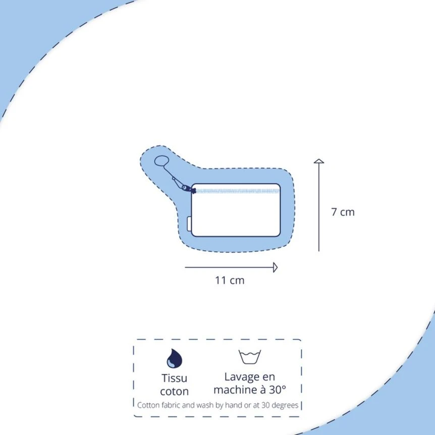 Keyring Wallet Chouettes 3 Keyring Wallet Chouettes – Image 3