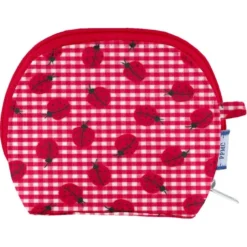 Gusset Coin Purse Ladybird Gingham