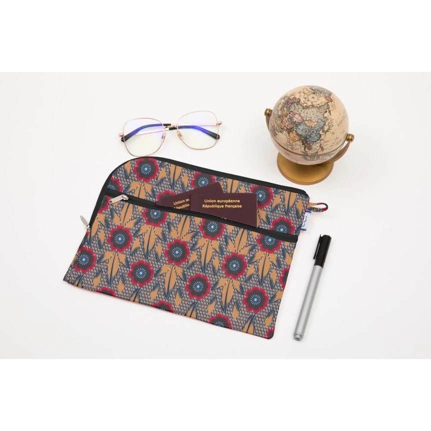 Document Holder A5 Fleurs De Savane 3 Document Holder A5 Fleurs De Savane – Image 3