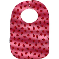 Bib - Baby Size Ladybird Gingham