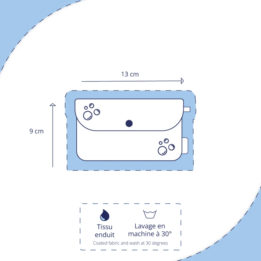 Soap Pouch Feuillage Or Rose 3 Soap Pouch Feuillage Or Rose – Image 3