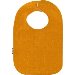 Bib - Baby Size Gaze Dentelle Ocre
