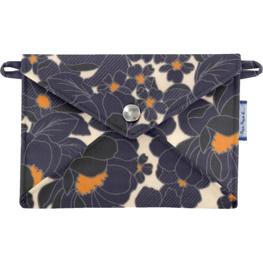 Little Envelope Clutch Pensées Marines 1 Little Envelope Clutch Pensées Marines