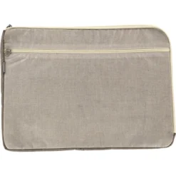 15 Inch Laptop Sleeve Silver Linen