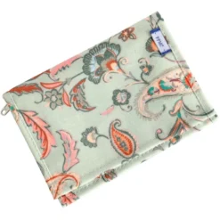 Compact Wallet Vert Bohème