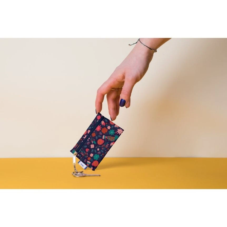 Keyring Wallet Huppette Fleurie 2 Keyring Wallet Huppette Fleurie – Image 2