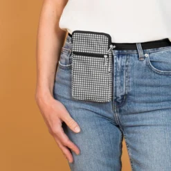 Quilted Phone Pocket Vichy Noir -Chic Bags Soldes 5840edd3f880e78008c4a79cd840