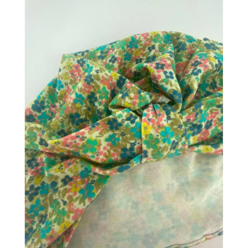 Baby Turban Pâquerette Vintage 2 Baby Turban Pâquerette Vintage – Image 2