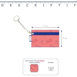 Keyring Wallet Bulle Bronze Marine -Chic Bags Soldes 61094f64549202cb68b88056e6a8