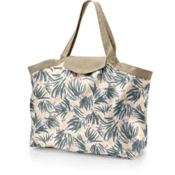 Tote Bag With A Zip Fleurs D'artifice