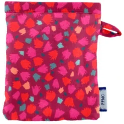 Make-Up Remover Glove Pompons Cerise