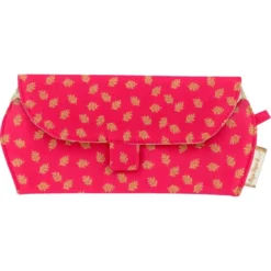 Glasses Case Feuillage Or Rose