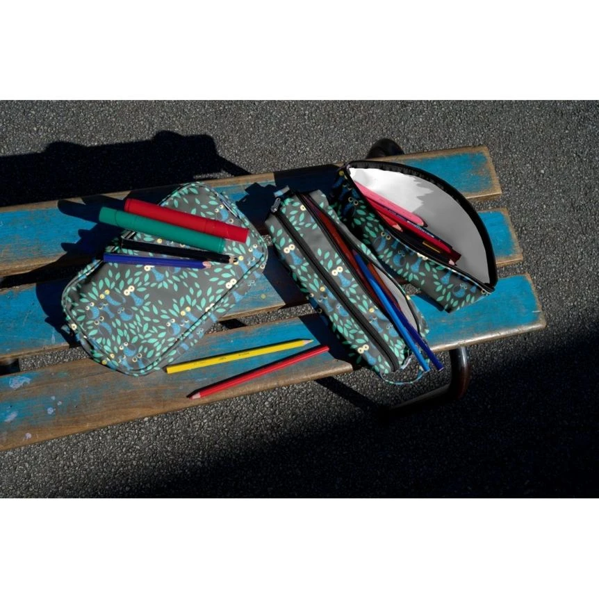 Double Compartment School Kit Chouettes 4 Double Compartment School Kit Chouettes – Image 4