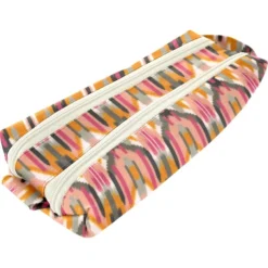 Double Compartment School Kit Ikat Ocre