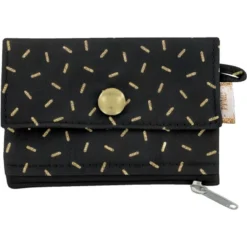 Zipper Pouch Card Purse Golden Straw