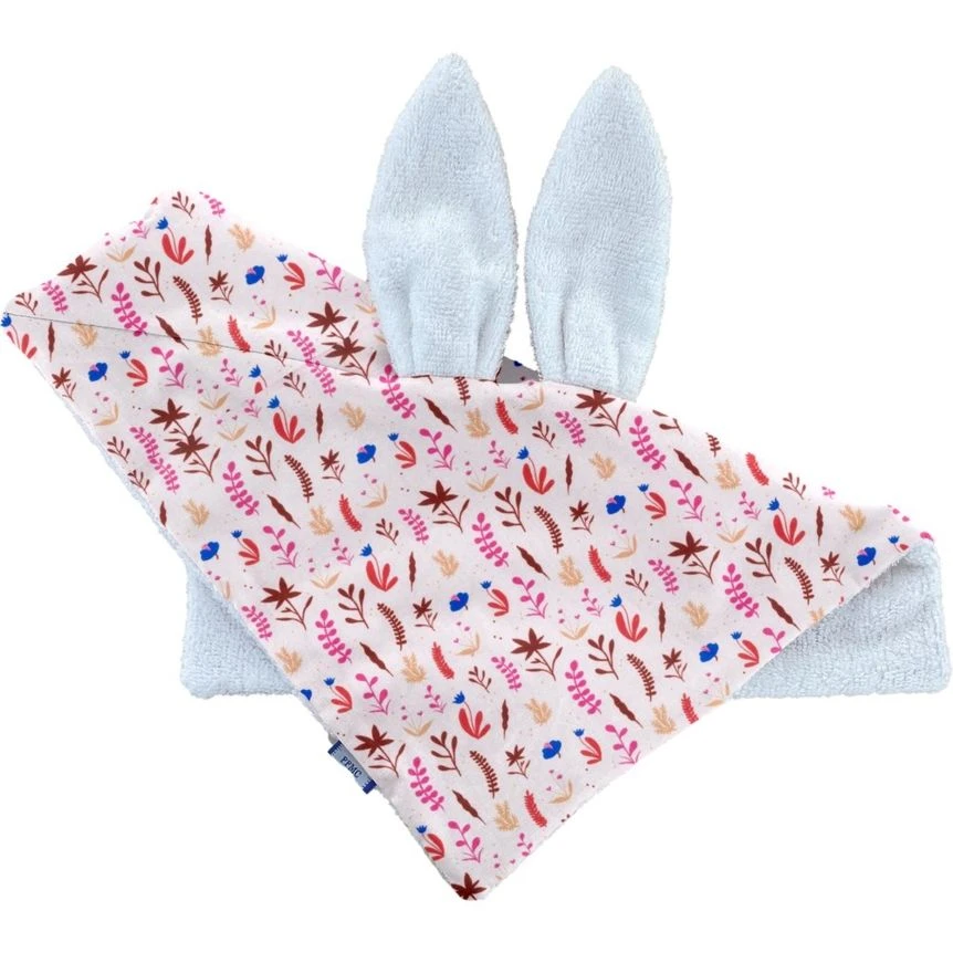 Doudou Lapin Herbier Rose 1 Doudou Lapin Herbier Rose