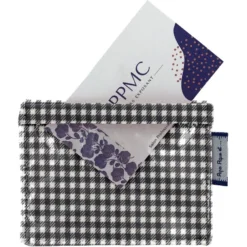 Badge Holder Vichy Noir