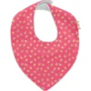 Bandana Bib Feuillage Or Rose