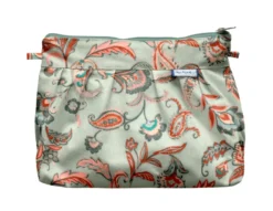 Pleated Clutch Bag Vert Bohème