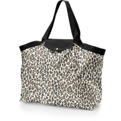 Tote Bag With A Zip Leopard