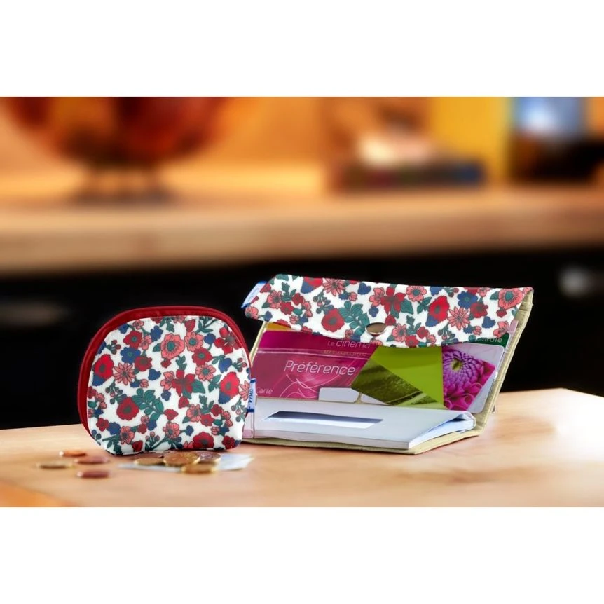 Gusset Coin Purse Prairie Fleurie 2 Gusset Coin Purse Prairie Fleurie – Image 2