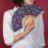 Hand-Held Fan Huppette Fleurie