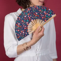 Hand-Held Fan Huppette Fleurie