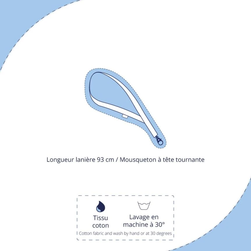 Lanyard Necklace Bulle Bronze Marine 2 Lanyard Necklace Bulle Bronze Marine – Image 2