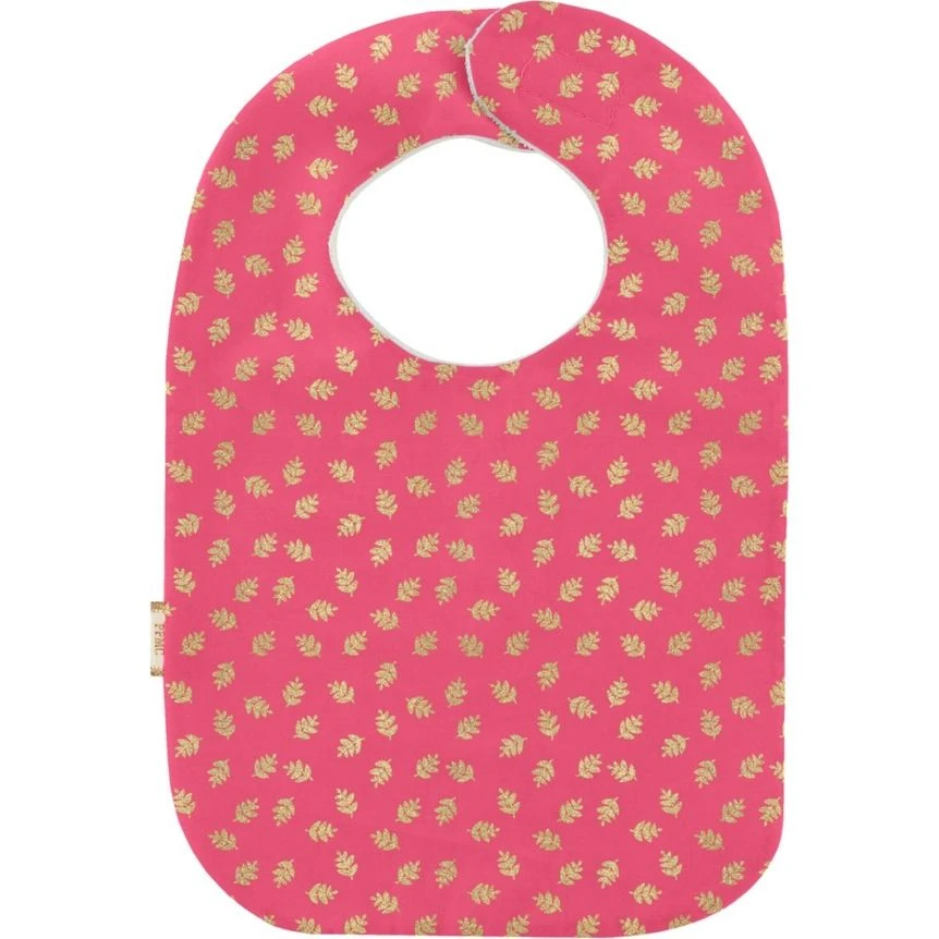 Bib - Baby Size Feuillage Or Rose 1 Bib - Baby Size Feuillage Or Rose