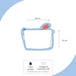 Cosmetic Bag With Flap Coquillages Et Crustacés -Chic Bags Soldes 9801a71366af16cedb3f472418b6