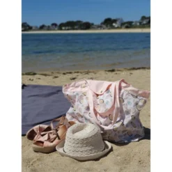 Tote Bag With A Zip Coquillages Et Crustacés -Chic Bags Soldes 99ddc5c86c24dc45d07604386b73