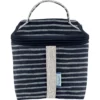 Small Vanity Striped Silver Dark Blue