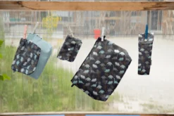 Tiny Coton Clutch Bag Jurassic Dino Marine -Chic Bags Soldes 9c9f6a759f8730eb21e2285077ac