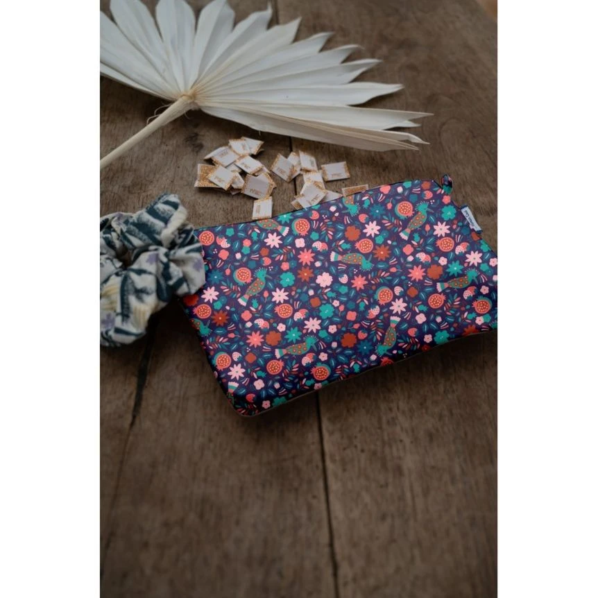 Tiny Coton Clutch Bag Huppette Fleurie 2 Tiny Coton Clutch Bag Huppette Fleurie – Image 2