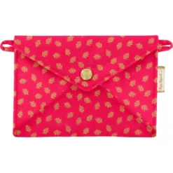 Little Envelope Clutch Feuillage Or Rose