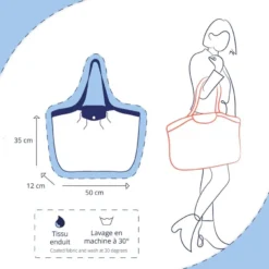 Pleated Tote Bag - Medium Size Kaléidoscope -Chic Bags Soldes a3bb1477f9948364f504ff62f5ff